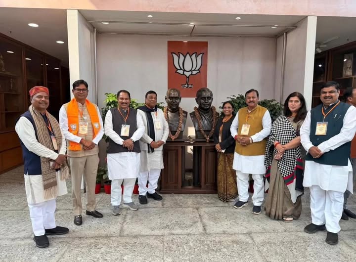 मिशन 2026: भाजपा के नए ‘राष्ट्रीय कप्तान’ के चुनाव के साक्षी बने वित्त मंत्री ओ.पी. चौधरी, दिल्ली में छत्तीसगढ़ के दिग्गज नेताओं के साथ दिखाई एकजुटता