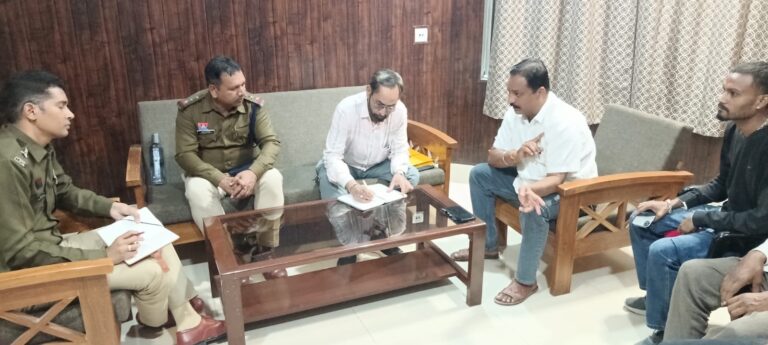 डोंगरगढ़ शहर के यातायात के विषय में गंभीर चर्चा