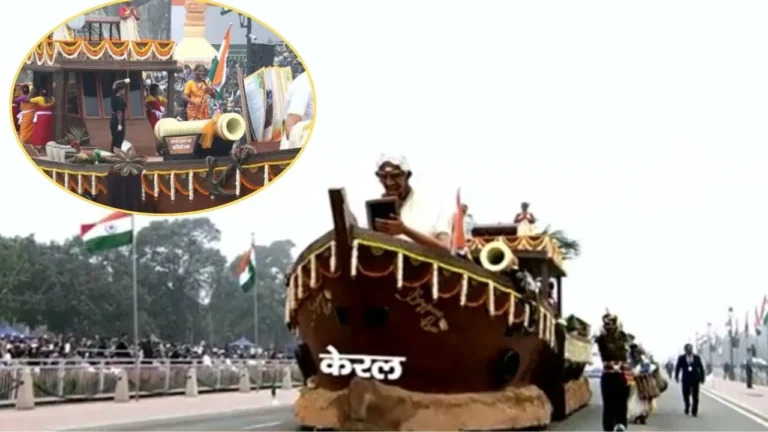 नई दिल्ली के कर्तव्य पथ पर आयोजित 77वें गणतंत्र दिवस परेड में इस बार पर्यावरण संरक्षण मुख्य थीम रहा।