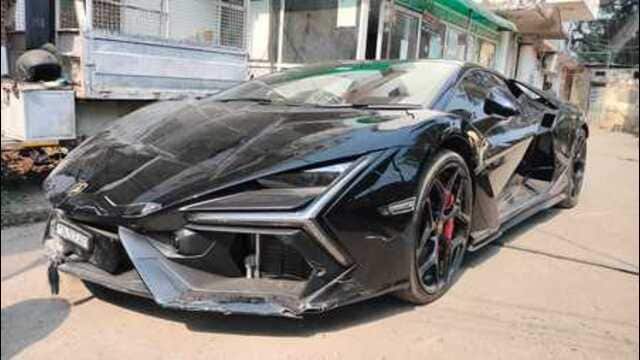 कानपुर: पान मसाला कारोबारी के बेटे की लैम्बोर्गिनी से टक्कर, 6 घायल