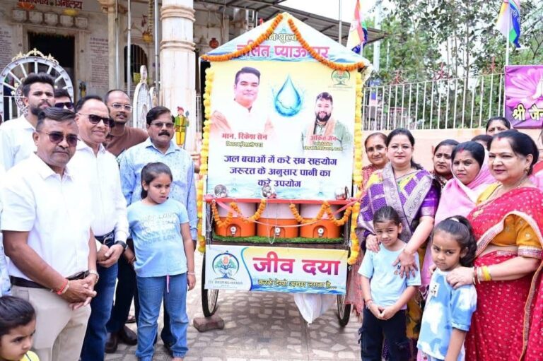 हनुमान जन्मोत्सव पर डॉ. रिचा सेन ने पेश की जनसेवा की मिसाल, चलित प्याऊ घर का किया शुभारंभ